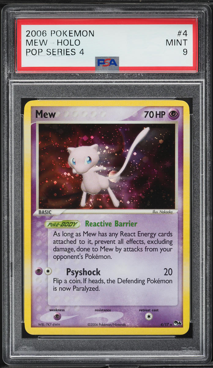 Mew Pop Series 4 Holo