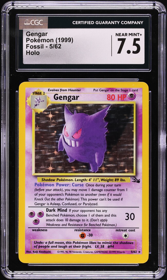 Gengar Fossil Holo